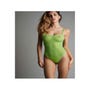 Body String Corps à Corps Néon Vert Fluo