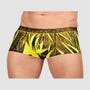 Boxer Motifs Flammes Noir & Jaune