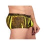 Boxer Motifs Flammes Noir & Jaune