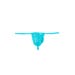 String Ficelle Dentelle Transparent Bleu