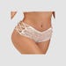 Tanga Dentelle & Lanières Blanc GT