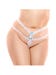 Culotte & Plug Anal Bijou Secret Gem Blanc Hookup Panties