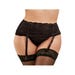Ensemble Porte-Jarretelles & String Dentelle Noir