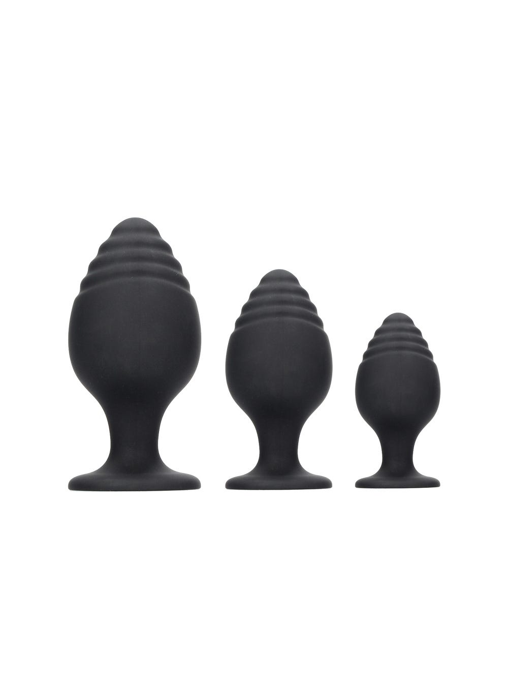 Kit Plugs Anal Ventouse Rippled main product photo