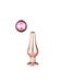 Plug Anal Bijou Rose Gold Pleasure S