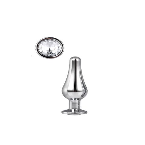 Plug Anal Bijou Silver Pleasure S
