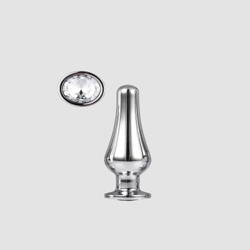 Plug Anal Bijou Silver Pleasure M