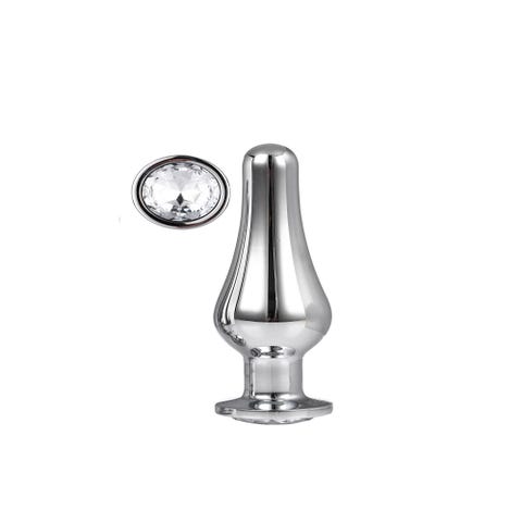 Plug Anal Bijou Silver Pleasure L