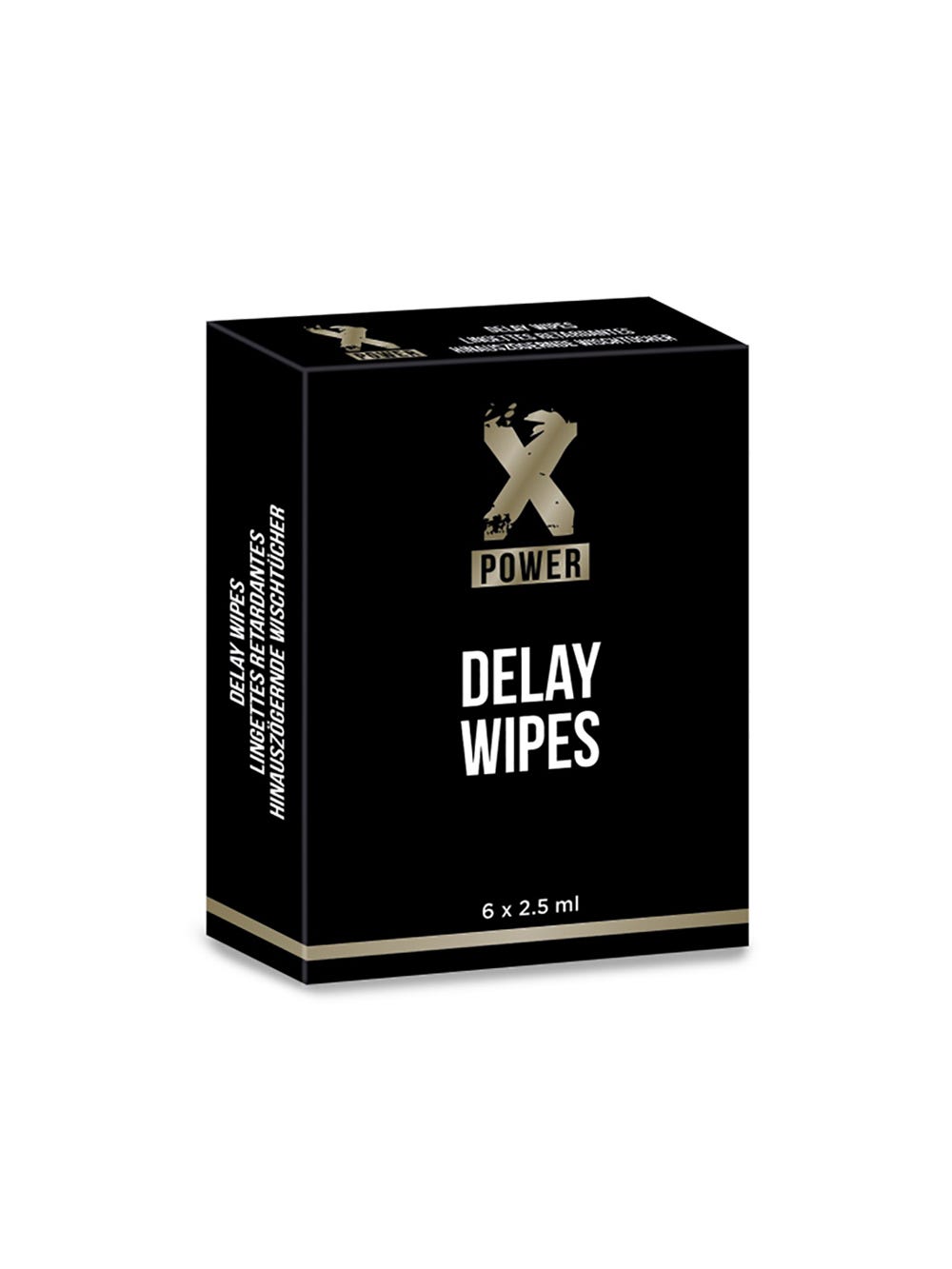 Lingettes Retardantes XPOWER Boîte de 6 main product photo