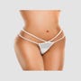 String & Plug Anal Vibrant Bow-Tie G-String Hookup Panties