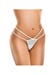 String & Plug Anal Vibrant Bow-Tie G-String Hookup Panties