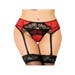 Porte-Jarretelles P5123 Rouge & Noir GT