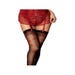 Bas Alice 20 DEN Noirs & Rouges