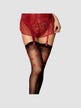 Bas Alice 20 DEN Noirs & Rouges
