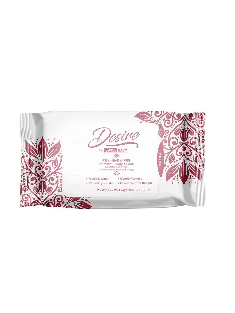 Lingettes Nettoyantes Intimes Desire Pack de 25 main product photo