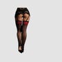 Bas Scarlett 20 DEN Noirs & Rouges
