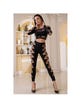 Ensemble 2 Pièces Top & Legging CR4436 Noir