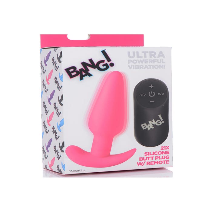 Plug Anal Télécommandé 21X Silicone BANG!