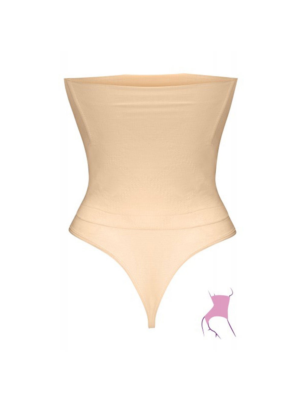 Gaine String Silhouette Fine Beige