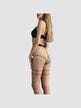 Collant Ouvert Starlight 20 DEN Beige & Noir