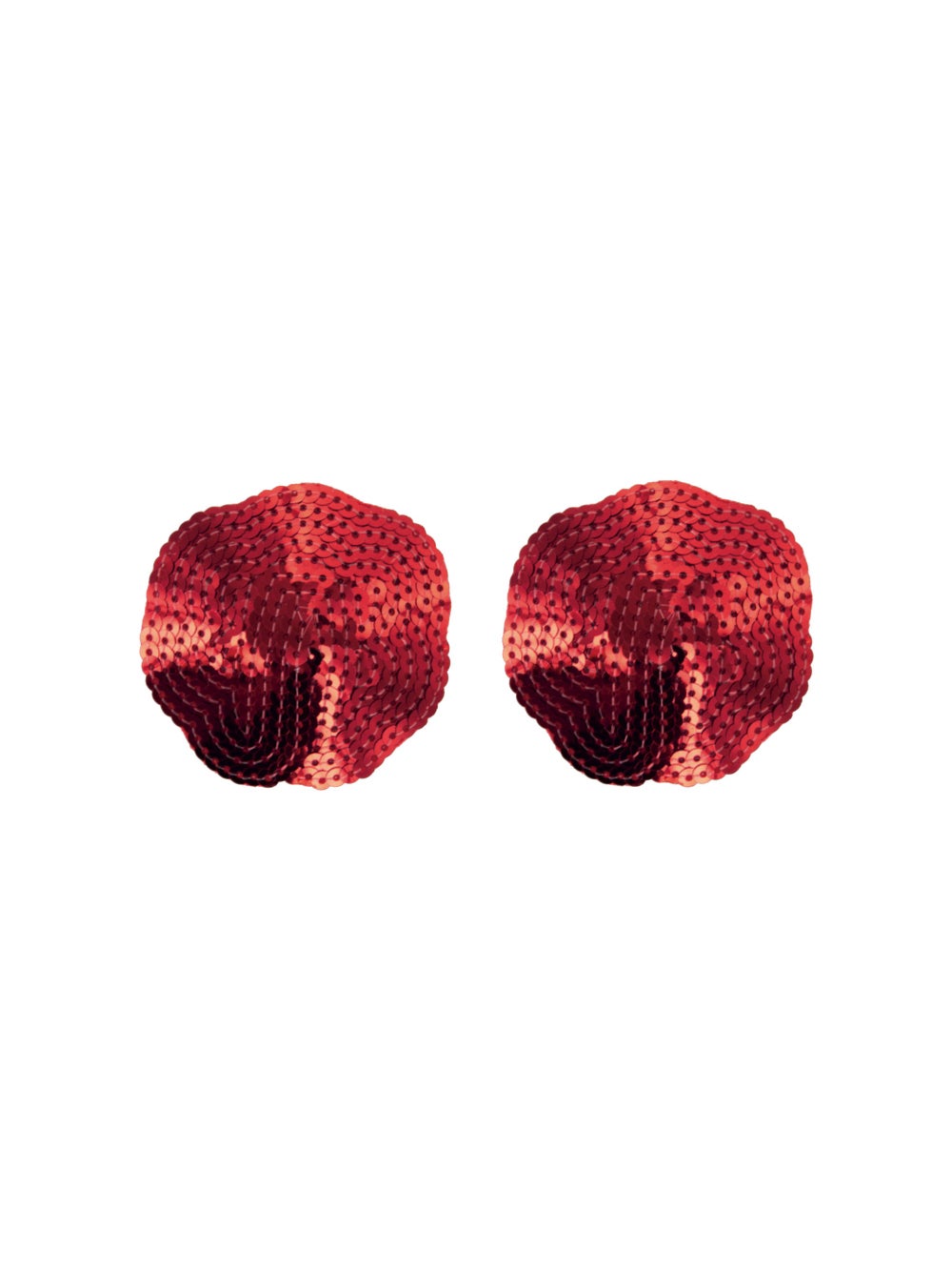 Caches-Tétons Sequin Pétales Rouges