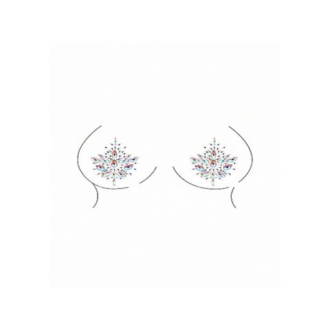 Bijoux de Tétons Adhésifs Bling BLS008 Brillants