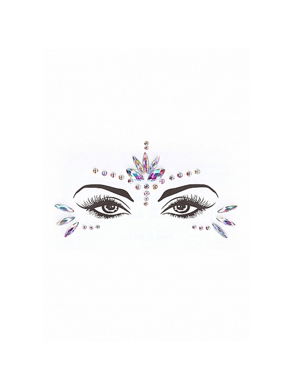 Bijoux Visage Adhésifs Bling BLS010 Brillants