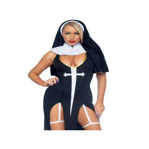Costume 3 Pièces Pécheresse Sensuelle 86972 Noir