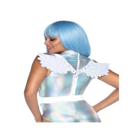 Harnais Ailes d'Ange Fourrure 2764 Blanc