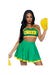 Costume 3 Pièces Cheerleader 87000 Vert & Jaune