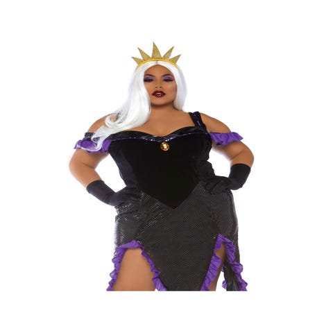 Costume 2 Pièces Sorcière Ursula 86764X Noir & Violet GT