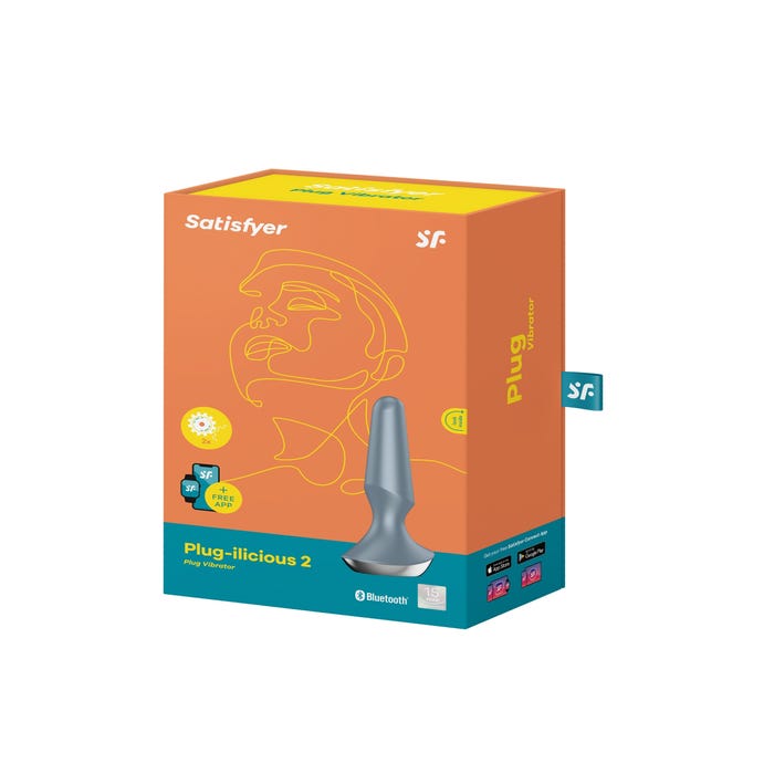 Plug Anal Vibrant Connecté Satisfyer Plug-ilicious 2
