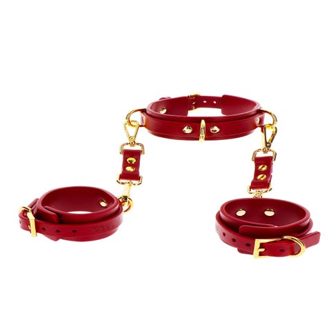 Kit Collier BDSM D-Ring et Menottes Taboom