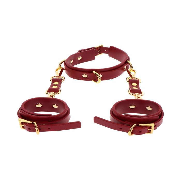 Kit Collier BDSM D-Ring et Menottes Taboom