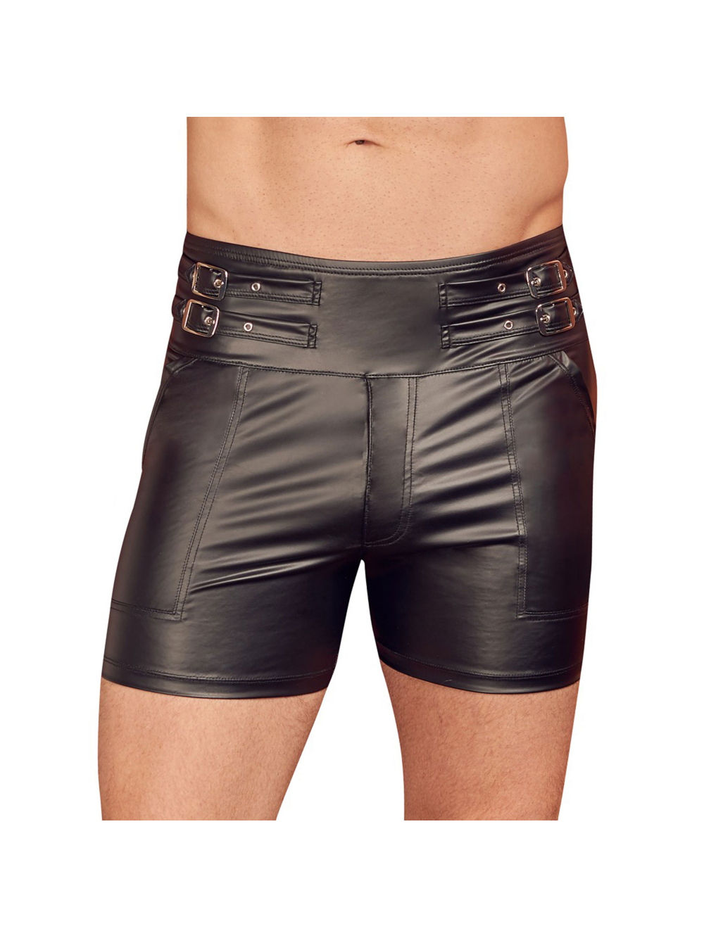 Short Moulant Wetlook Poches & Sangles Noir main product photo