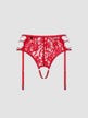 Porte-Jarretelles Ouvert Rediosa Rouge
