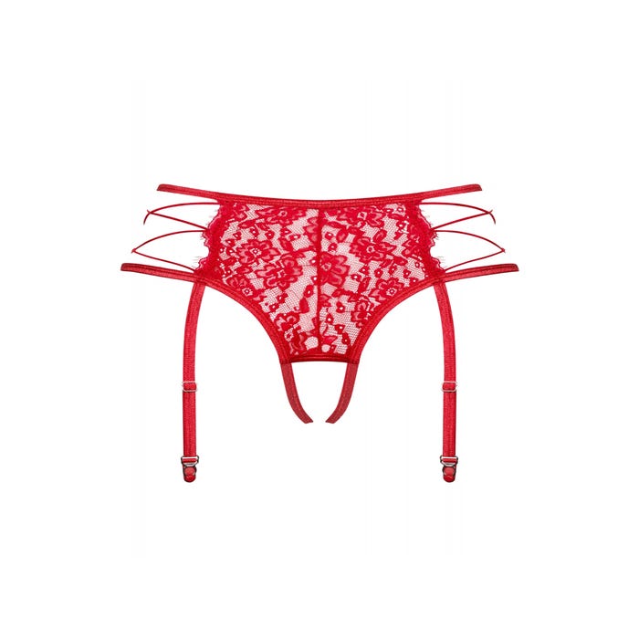 Porte-Jarretelles Ouvert Rediosa Rouge