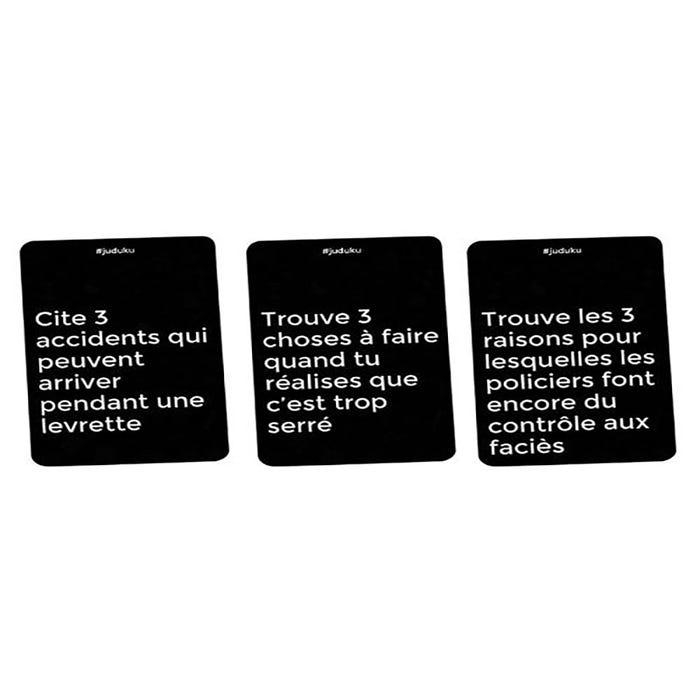 Jeu de Cartes Juduku - La Fesse Cachée