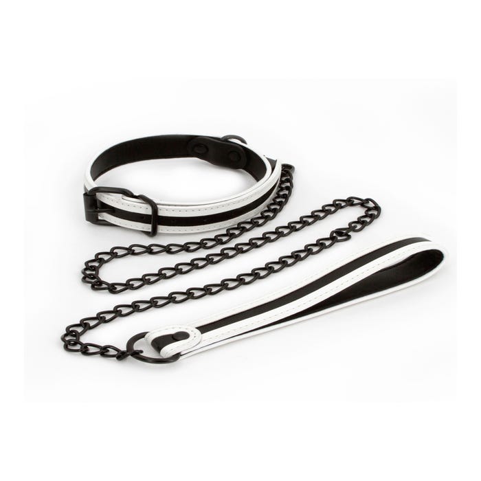 Collier & Laisse Phosphorescents GLO Bondage