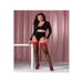 Bas ST120 20 DEN Rouges & Noirs
