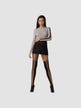 Collant TI114 60/20 DEN Effet Cuissardes Noir