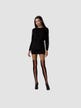 Collant TI114 60/20 DEN Effet Cuissardes Rose & Noir