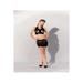 Crop Top Ouvert Datex Noir