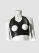 Crop Top Ouvert Datex Noir