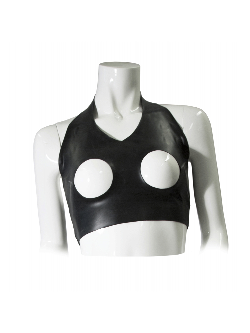 Crop Top Ouvert Datex Noir main product photo