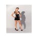 Robe Ouverte Datex Noire