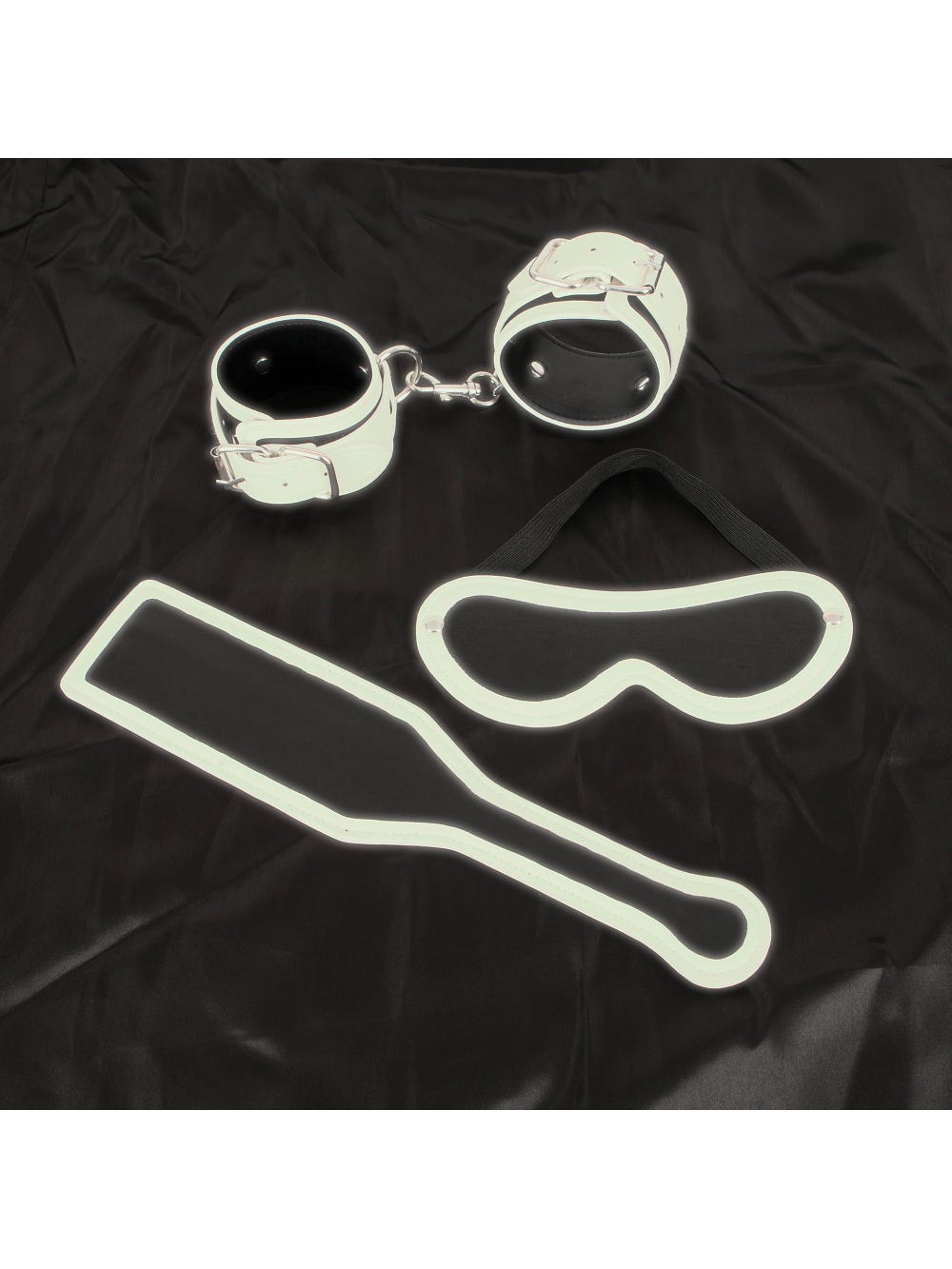 Kit BDSM Phosphorescent 3 Pièces main product photo