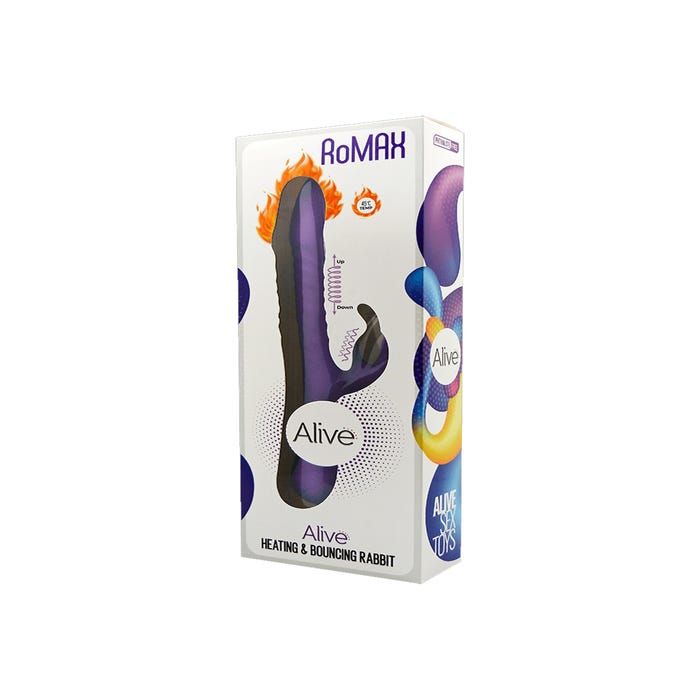 Vibromasseur Rabbit Chauffant Va-et-Vient Romax