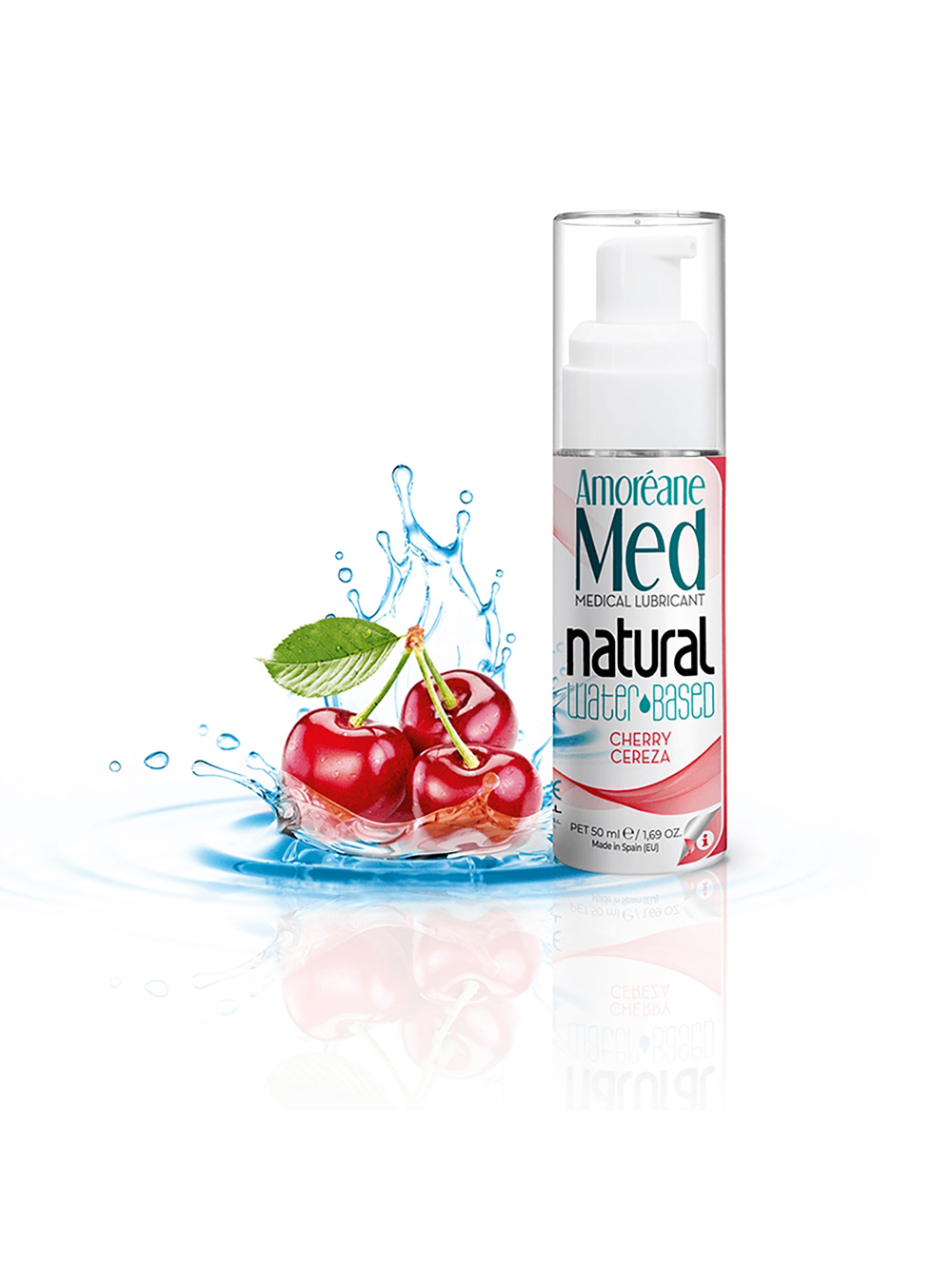 Lubrifiant Eau Naturel Cerise Phytoplancton 50 ml