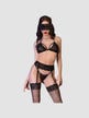 Ensemble 5 Pièces Dentelle CR4467 Noir